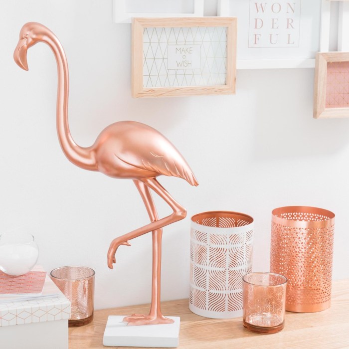 Deko wohnzimmer rose gold